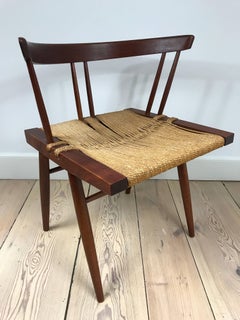 George Nakashima Grass Seat Chair