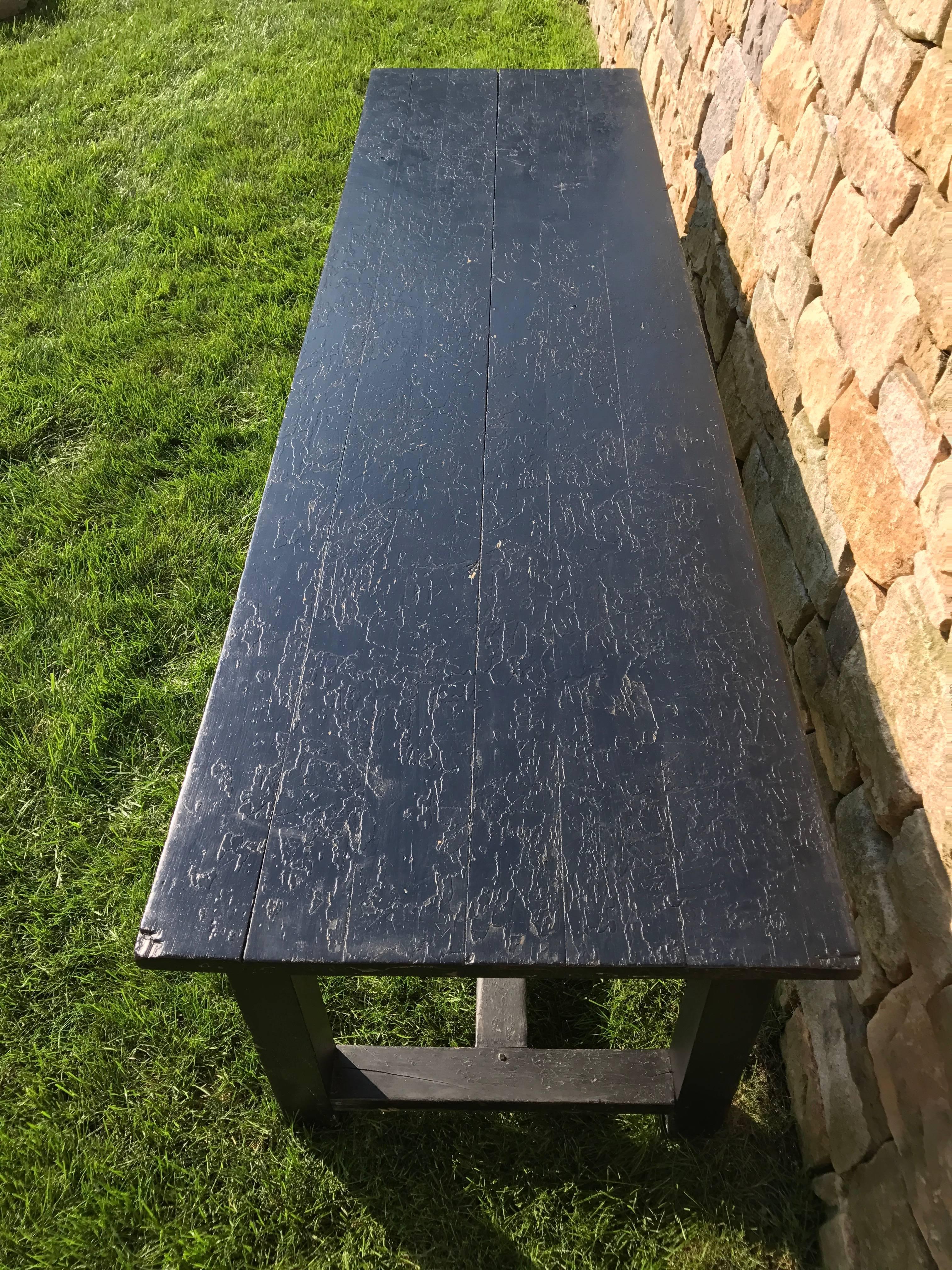 Unknown Long 19th Century Painted Farm Table