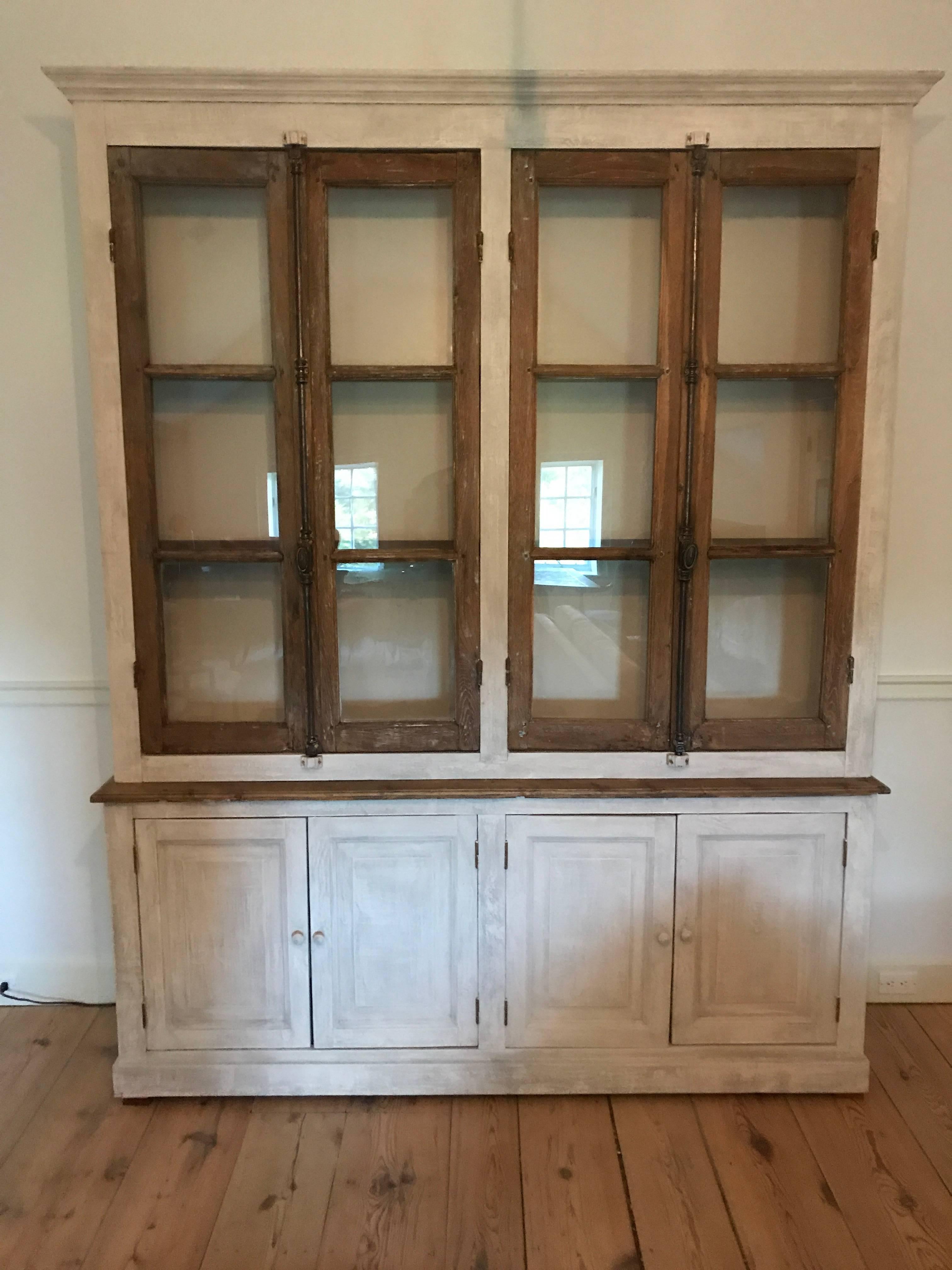 Large French Cabinet or Bookcase In Excellent Condition In Stockton, NJ