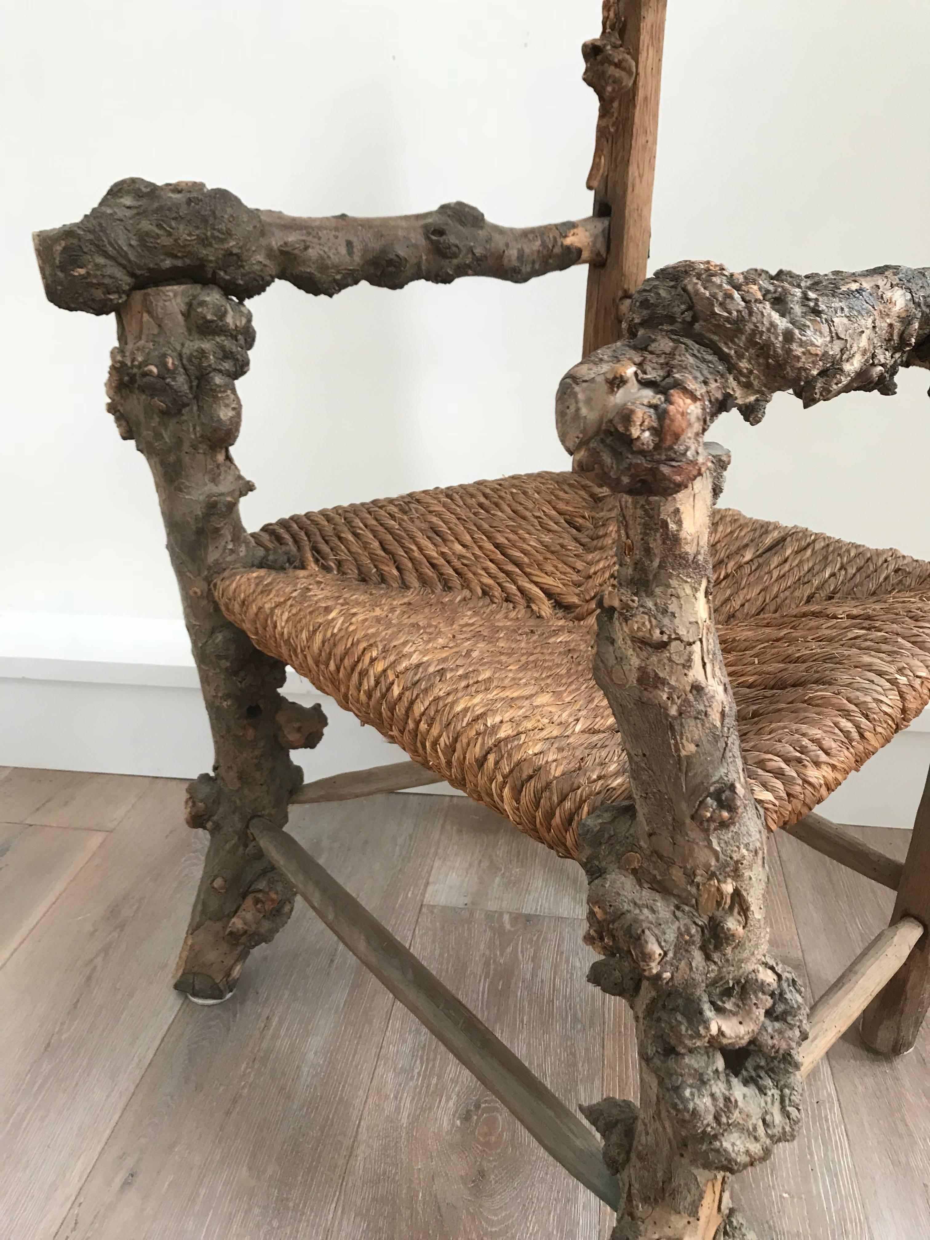 Early 19th Century French Root Chair 1
