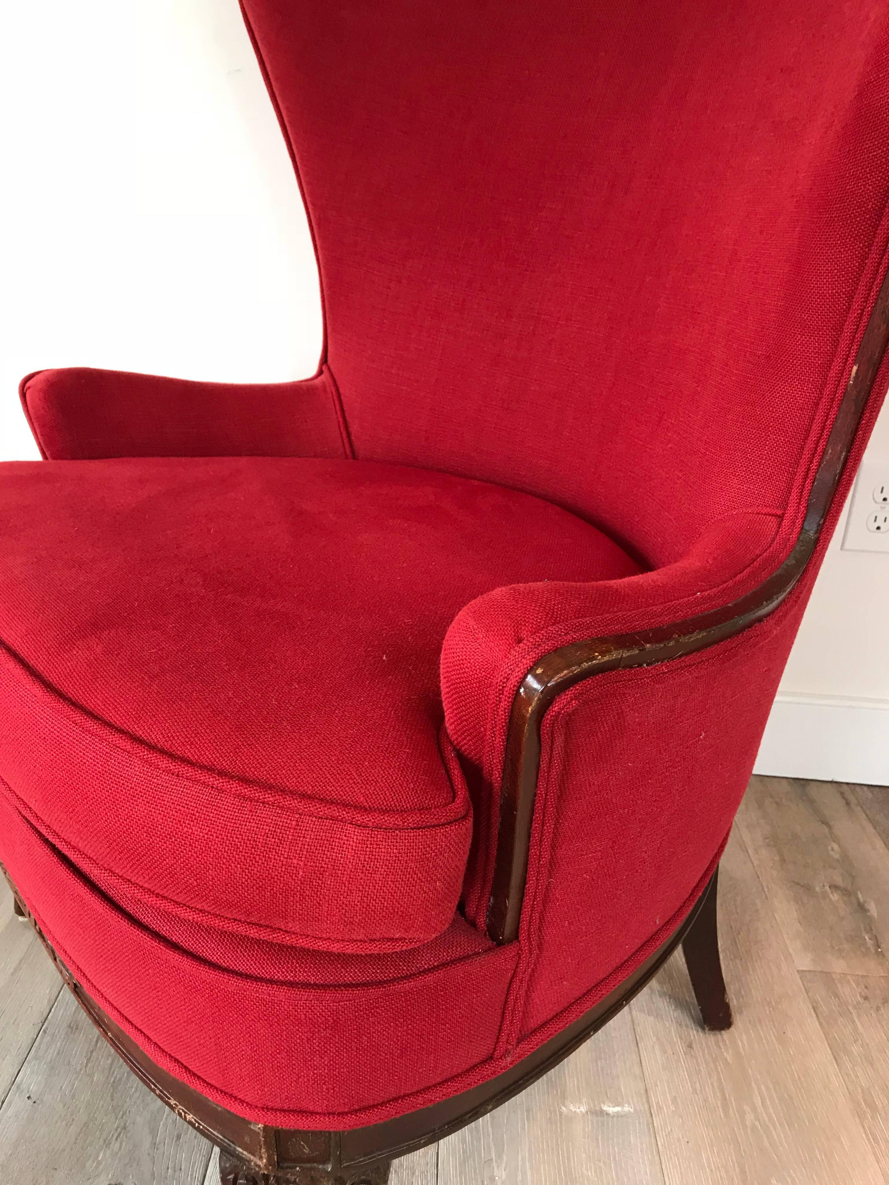 19th Century French Wing Chair 3
