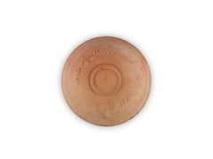 One of a Kind Cream Ceramic Decorative Plate