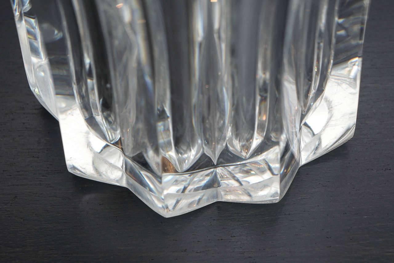 Mid-Century Modern Baccarat Pauline Vase, Stunning and Special