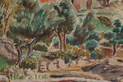 Trude Waehner Oil on Canvas, Signed with Extensive Provenance