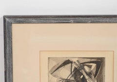 Stanley Hayter Print, "Kneeling Figure"