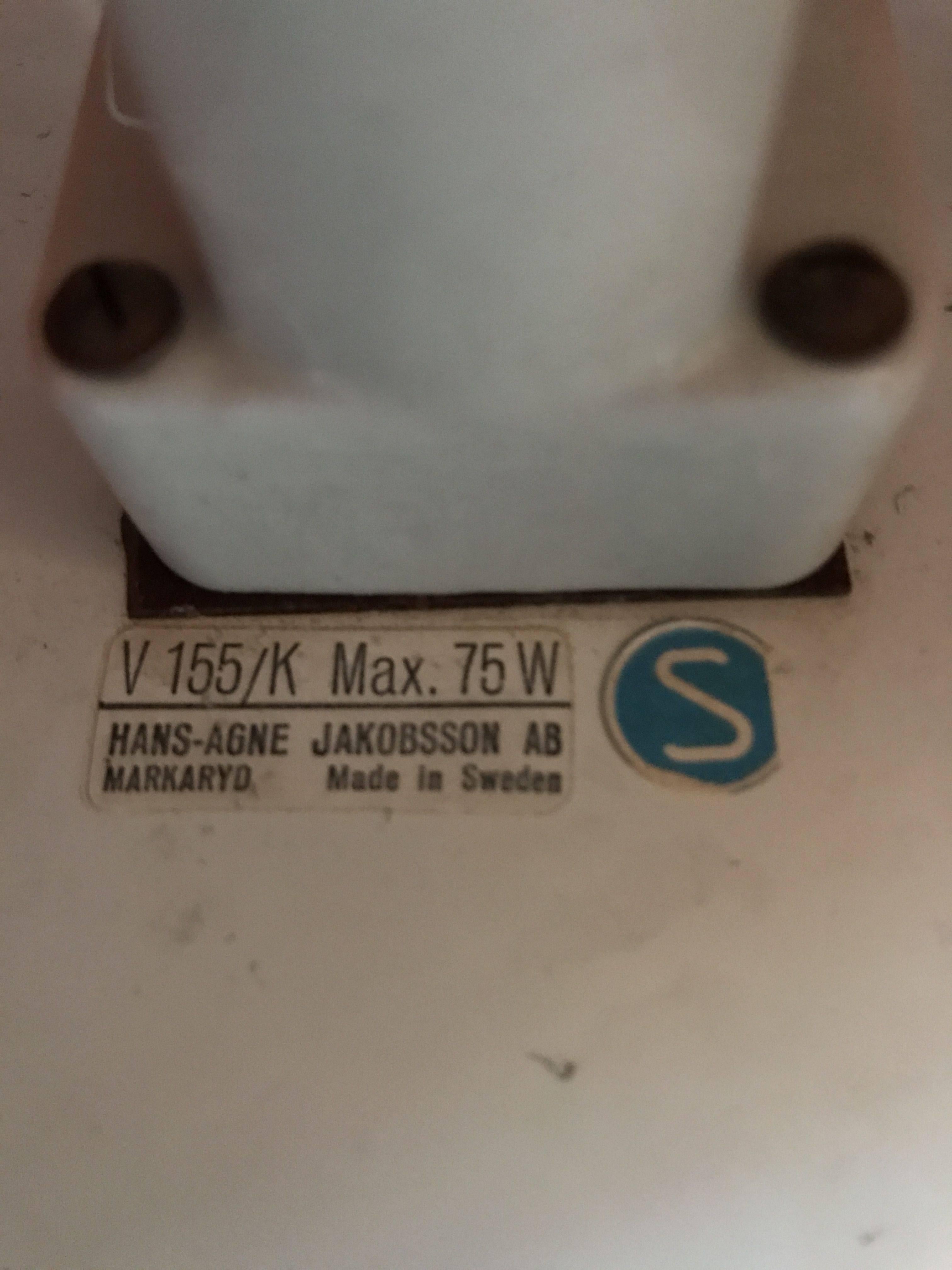 Pair of Swedish Hans Agne Jakobsson Copper Wall Lamps Model V155/K 3