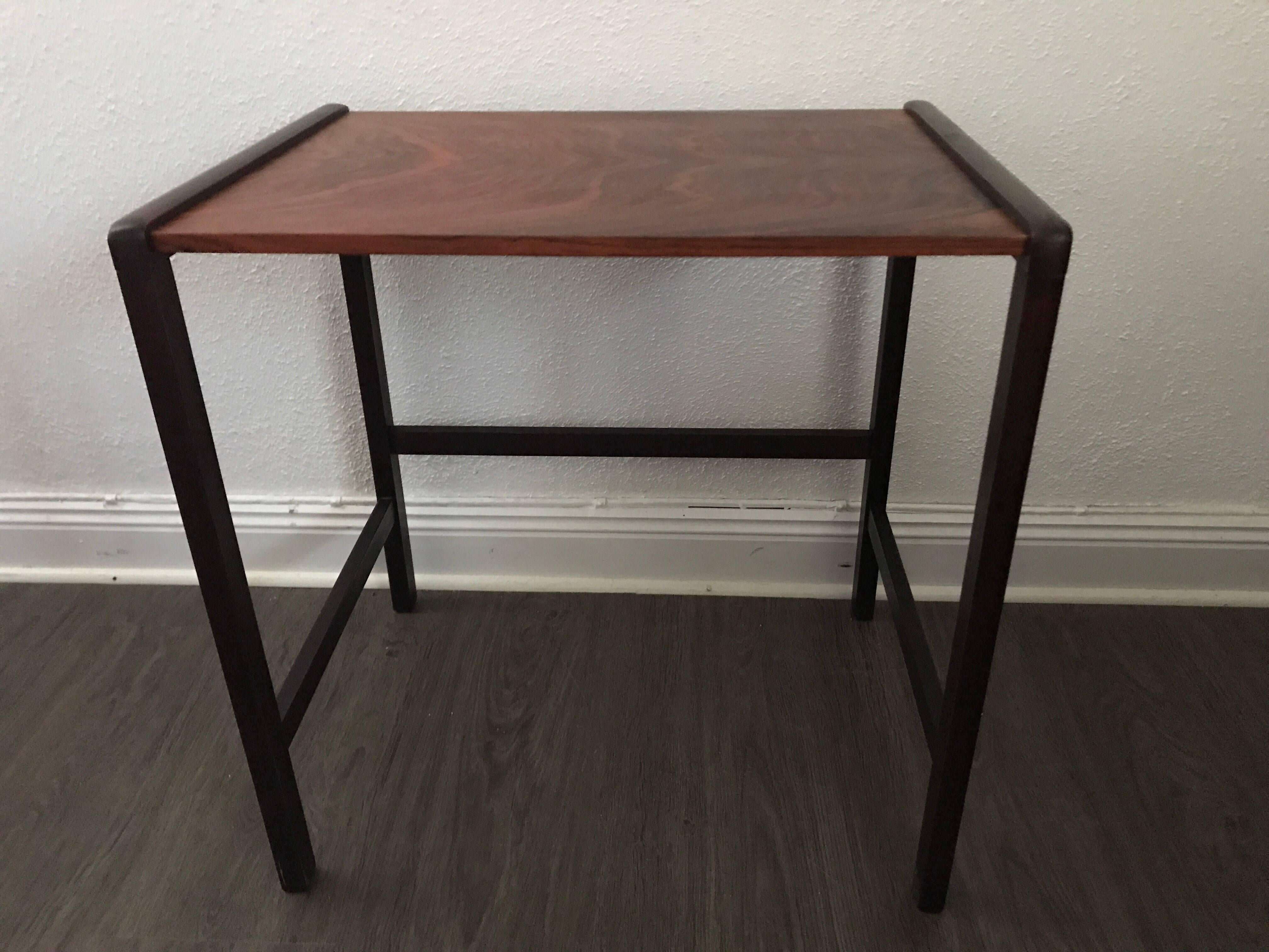 Three Swedish, 1955 Rosewood Nesting Tables In Excellent Condition For Sale In Drottningholm, SE