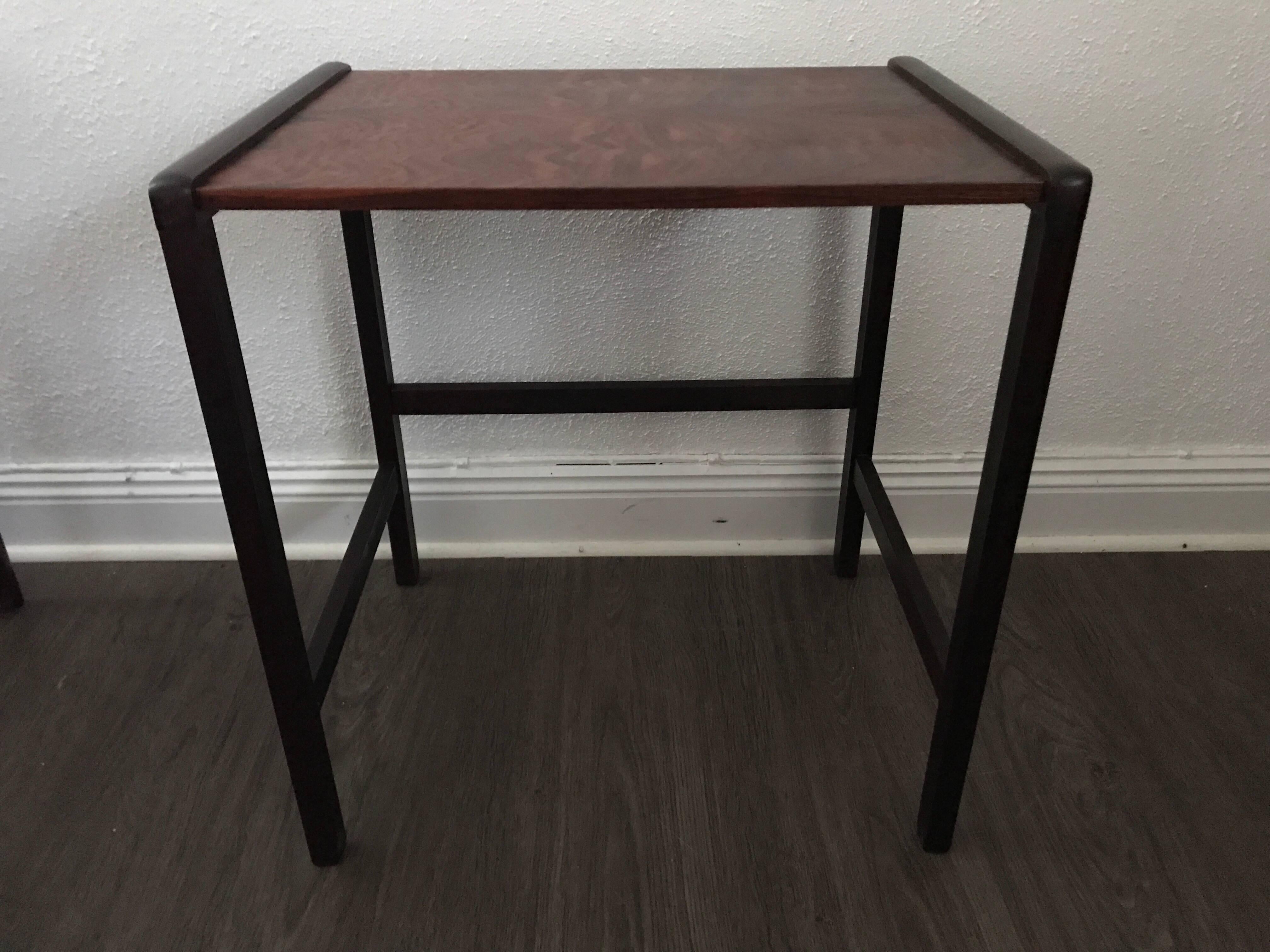 Mid-20th Century Three Swedish, 1955 Rosewood Nesting Tables For Sale