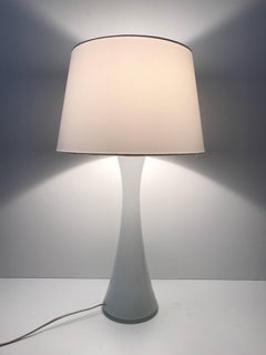 Pair of Swedish Glass Table Lamps Designed by Bergboms and Made by Holmegaard