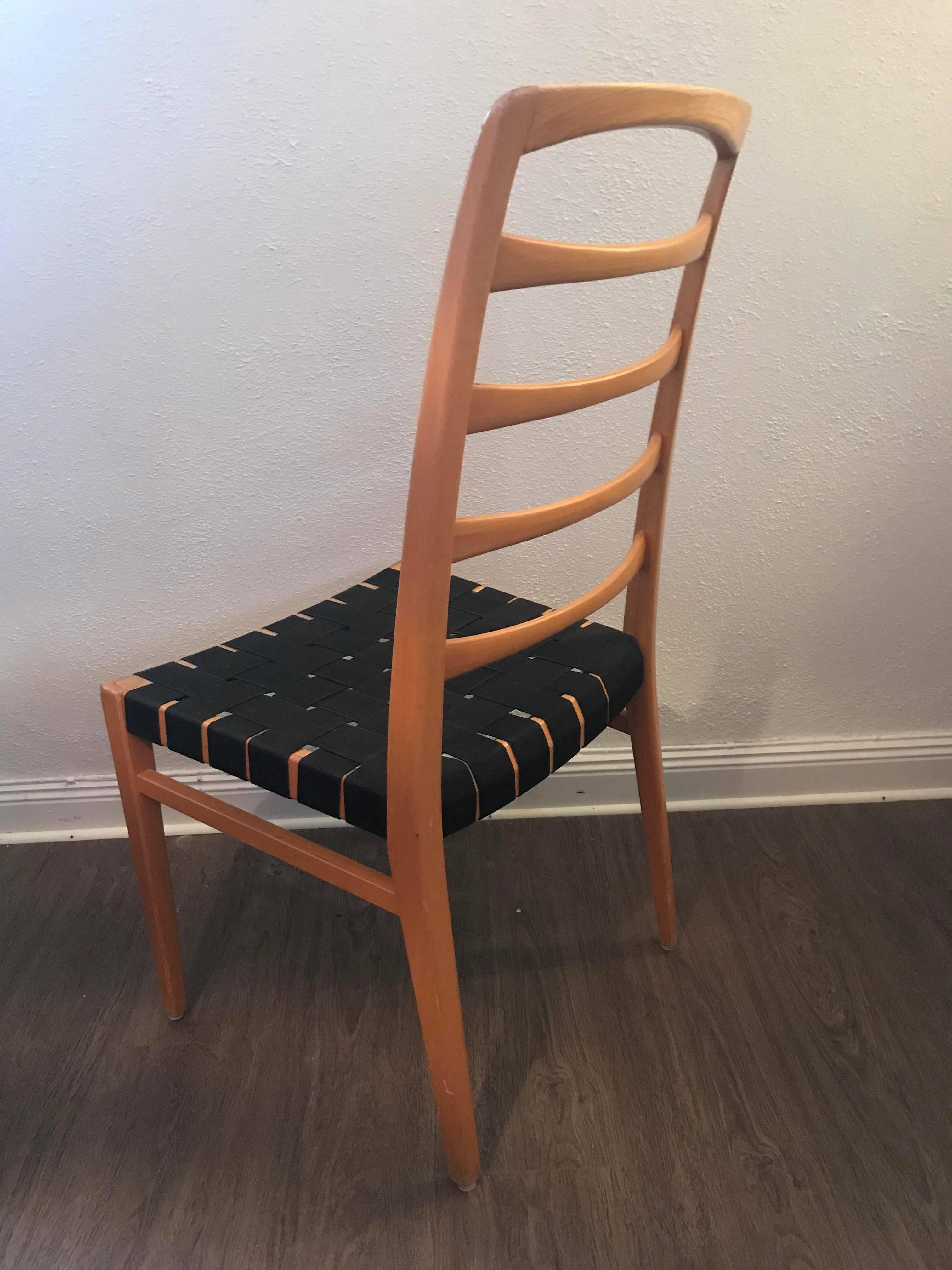 Mid-20th Century 1962 Swedish Bodafors Reno Oak Chairs Designer Bertil Fridhagen Eight Chairs For Sale