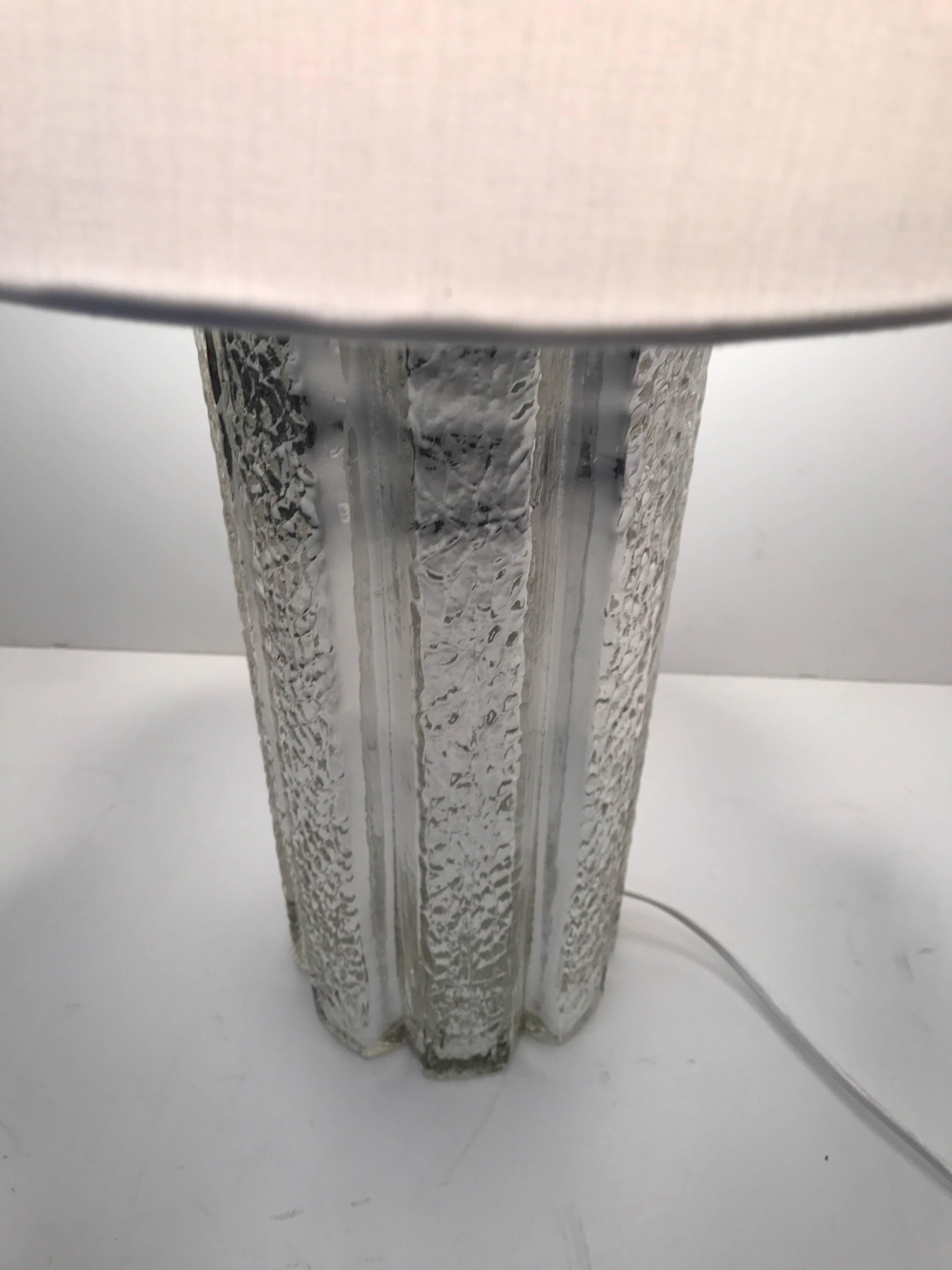 Very Rare Large Swedish Flygsfors and Helena Tynell Mercury Glass Table Lamp In Excellent Condition For Sale In Drottningholm, SE