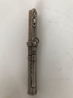 Rare Japanese Export Silver Travel Dining Set, Late 19th Century