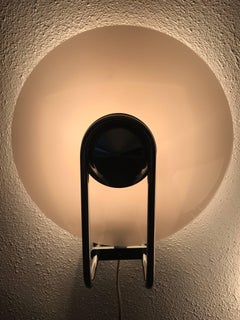 Pair of Rare Swedish Nafa Chrome Steel and Acrylic Wall Sconces, 1970