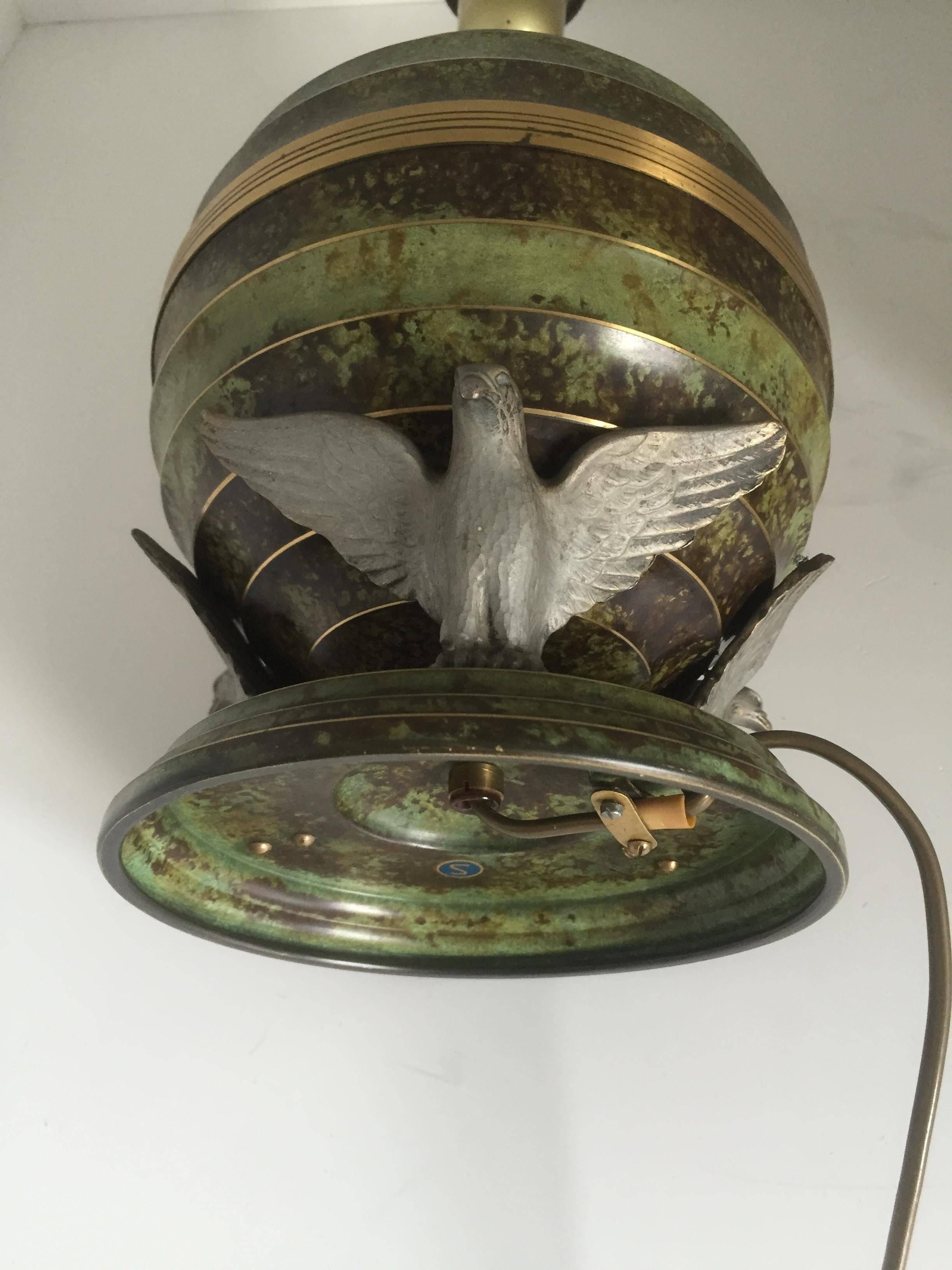 Rare Swedish Grace Art Deco Table Lamps, 1930 For Sale 2