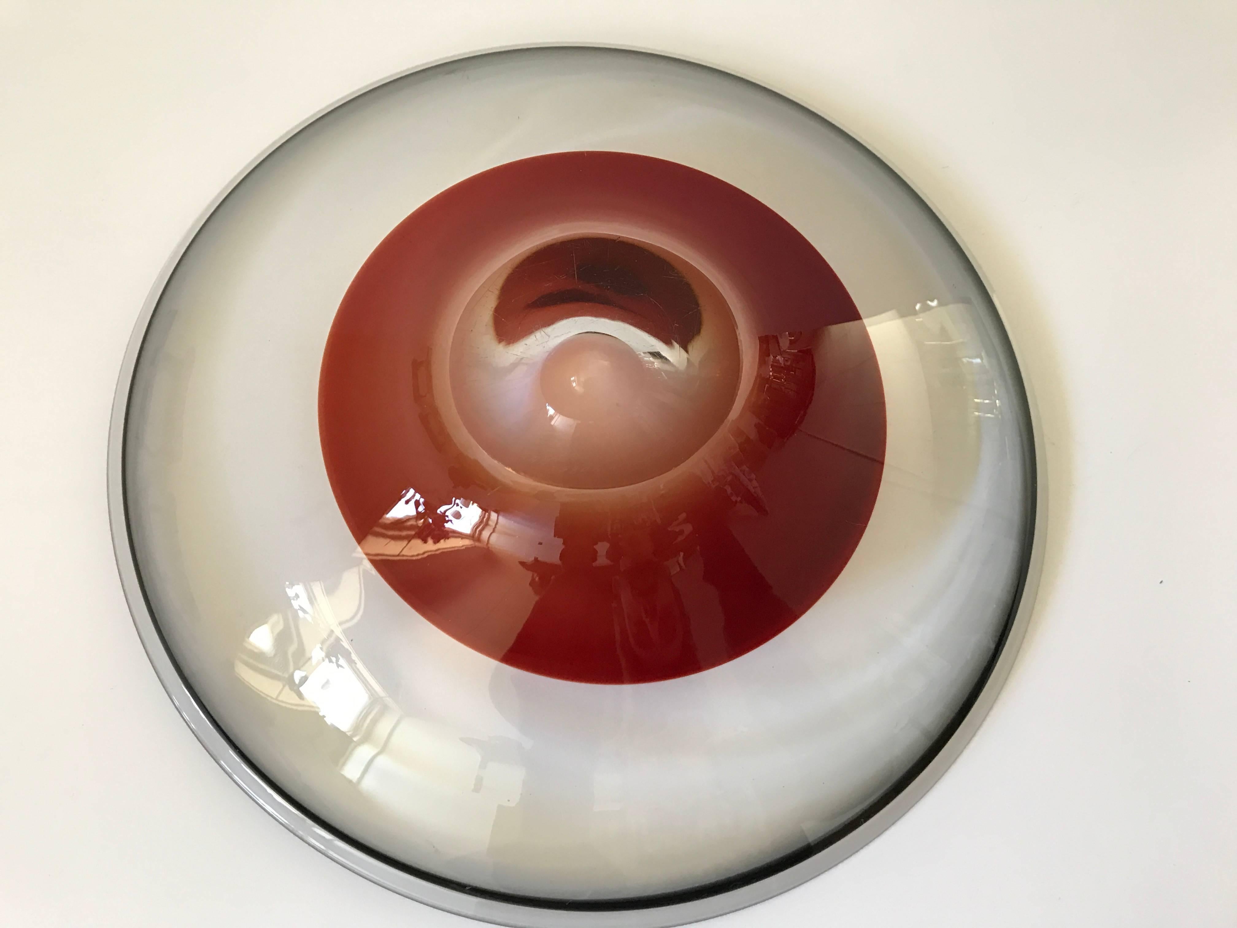 Mid-20th Century Orrefors Swedish Glass Dish or Bowl 2