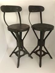 1940 Pair of Evertaut Workshop Chairs