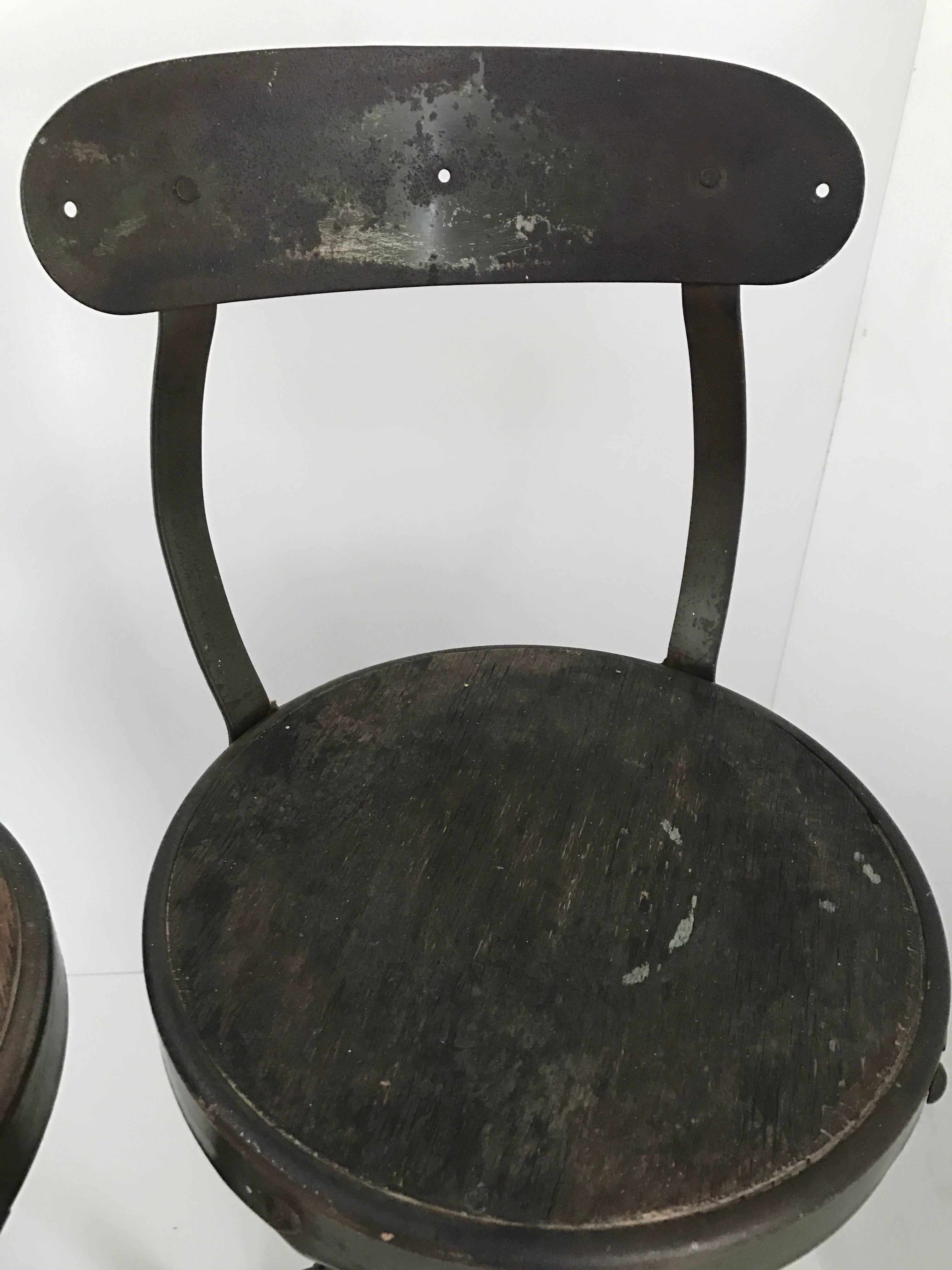 20th Century 1940 Pair of Evertaut Workshop Chairs For Sale