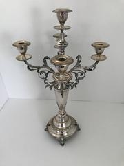 Large Early 20th Century Silver Plated Candelabra