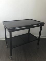 1935 Rare Art Deco Foldable Swedish Serving Cart Made of Polished Birch