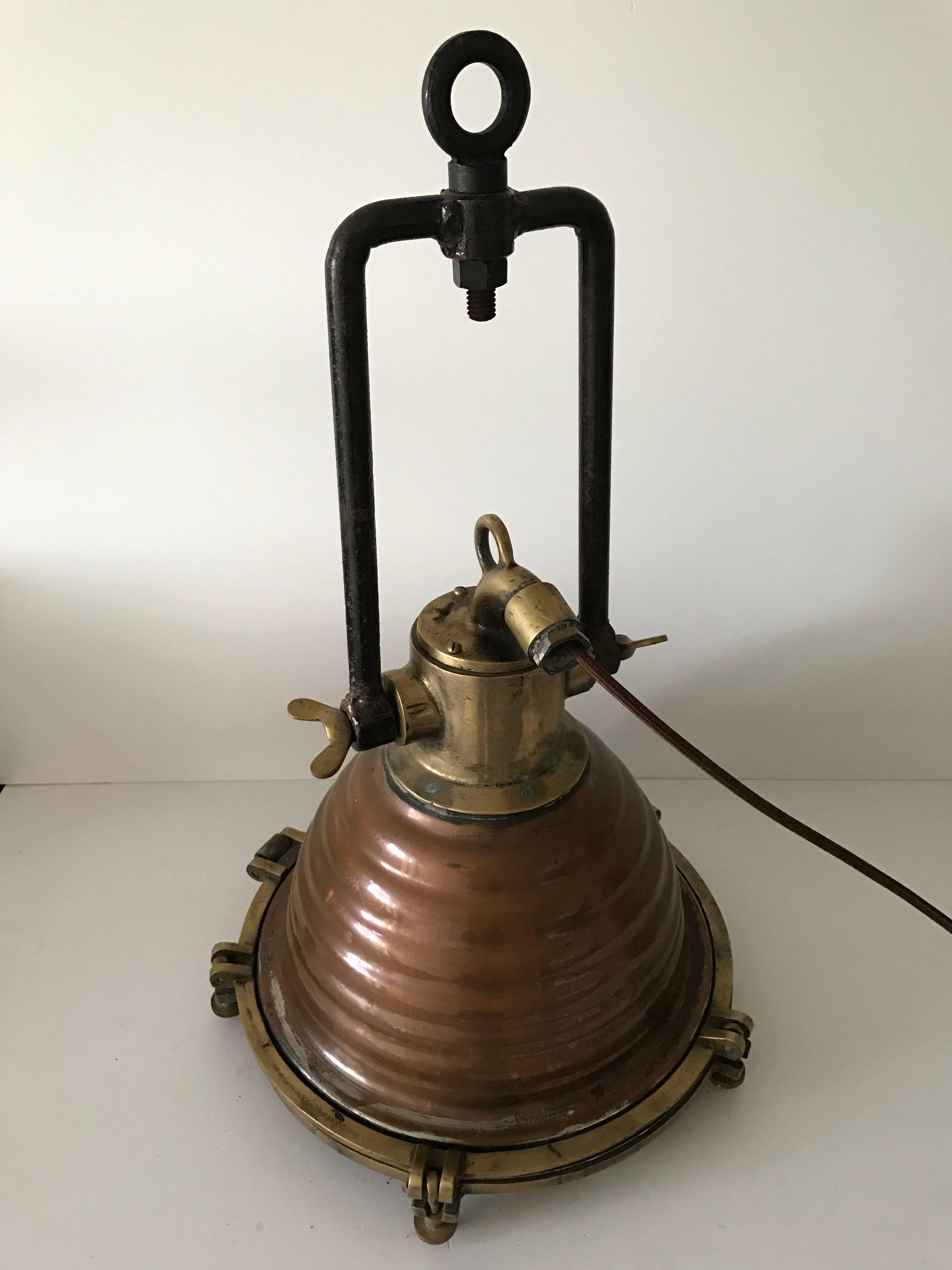 Early 20th Century Pair of Wiska Ships Deck Lights or Floodlights For Sale 1
