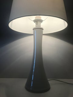Swedish Bergboms Opaline Glass Table Lamp, 1960