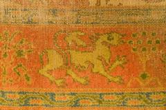Antique Spanish Cuenca Rug