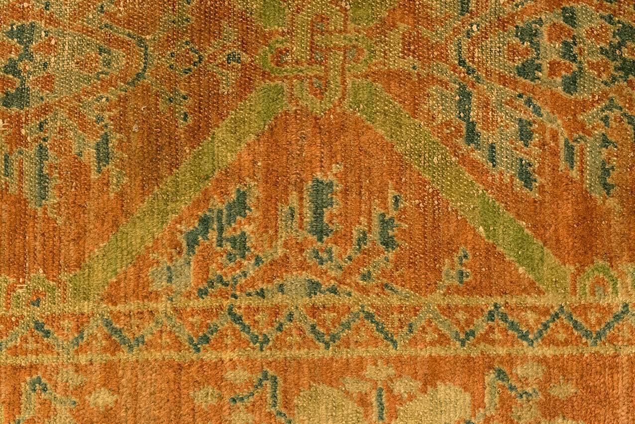 Spanish Colonial Antique Spanish Cuenca Rug For Sale