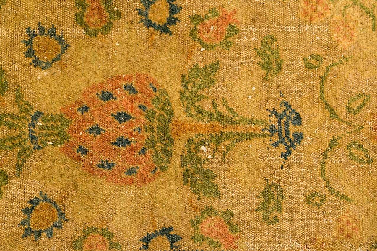 Spanish Colonial Antique Spanish Cuenca Rug For Sale