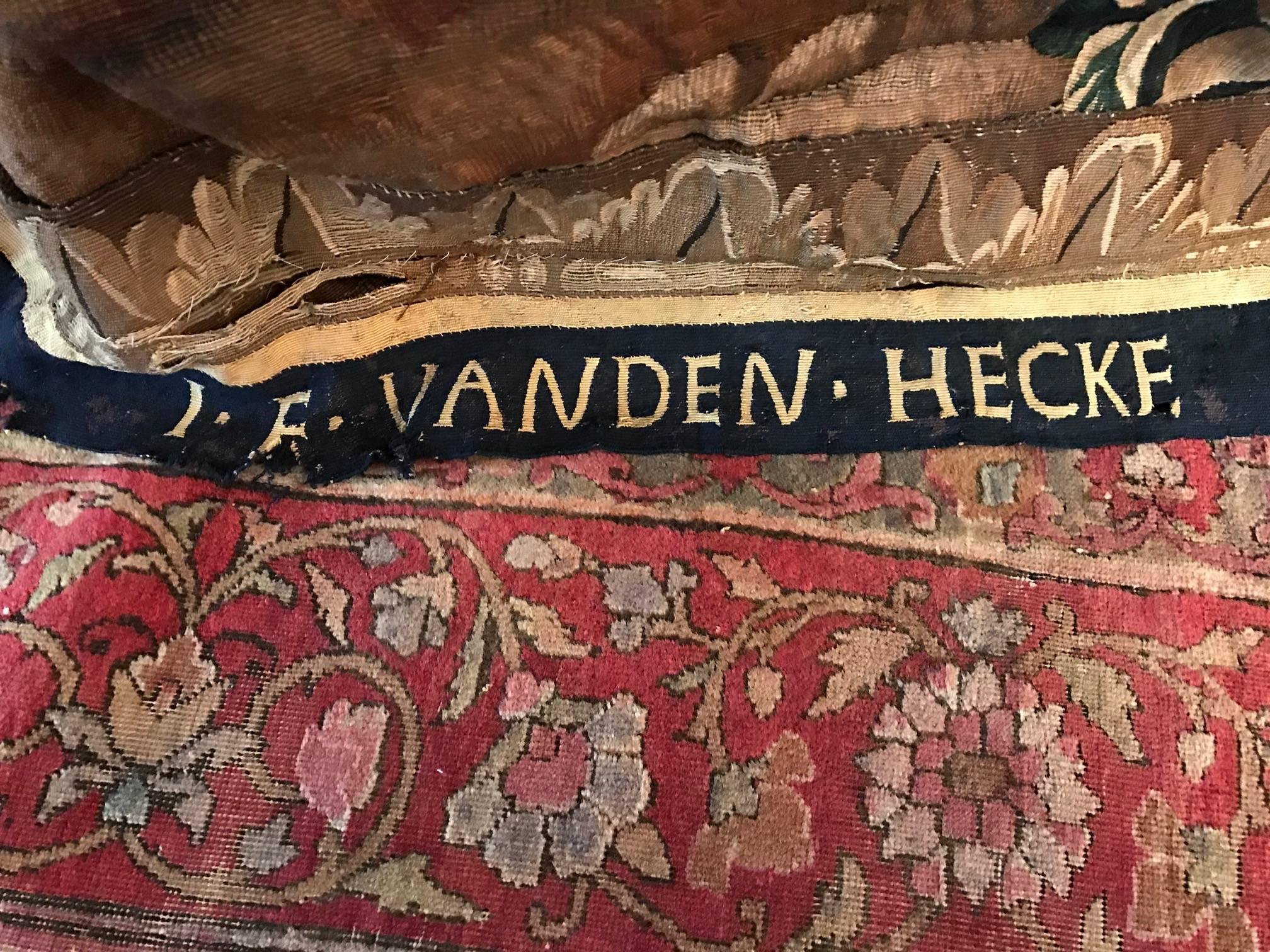 Jan Frans Van den Hecke 17th Century Alexander's Brussels Tapestry For Sale 2
