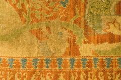 Mid 20th Century Rectangular Hand-knotted Wool Spanish Rug