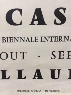 Exhibition poster ‘Linogravures de Picasso’ after Pablo Picasso, 1972