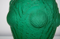 Rare to Find Green ‘Domremy’ Vase by R. Lalique