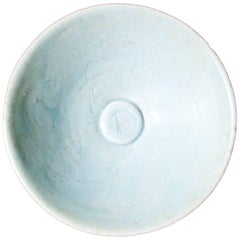 Antique Circular Chinese Porcelain Bowl, Sung Period, 12th-14th Century