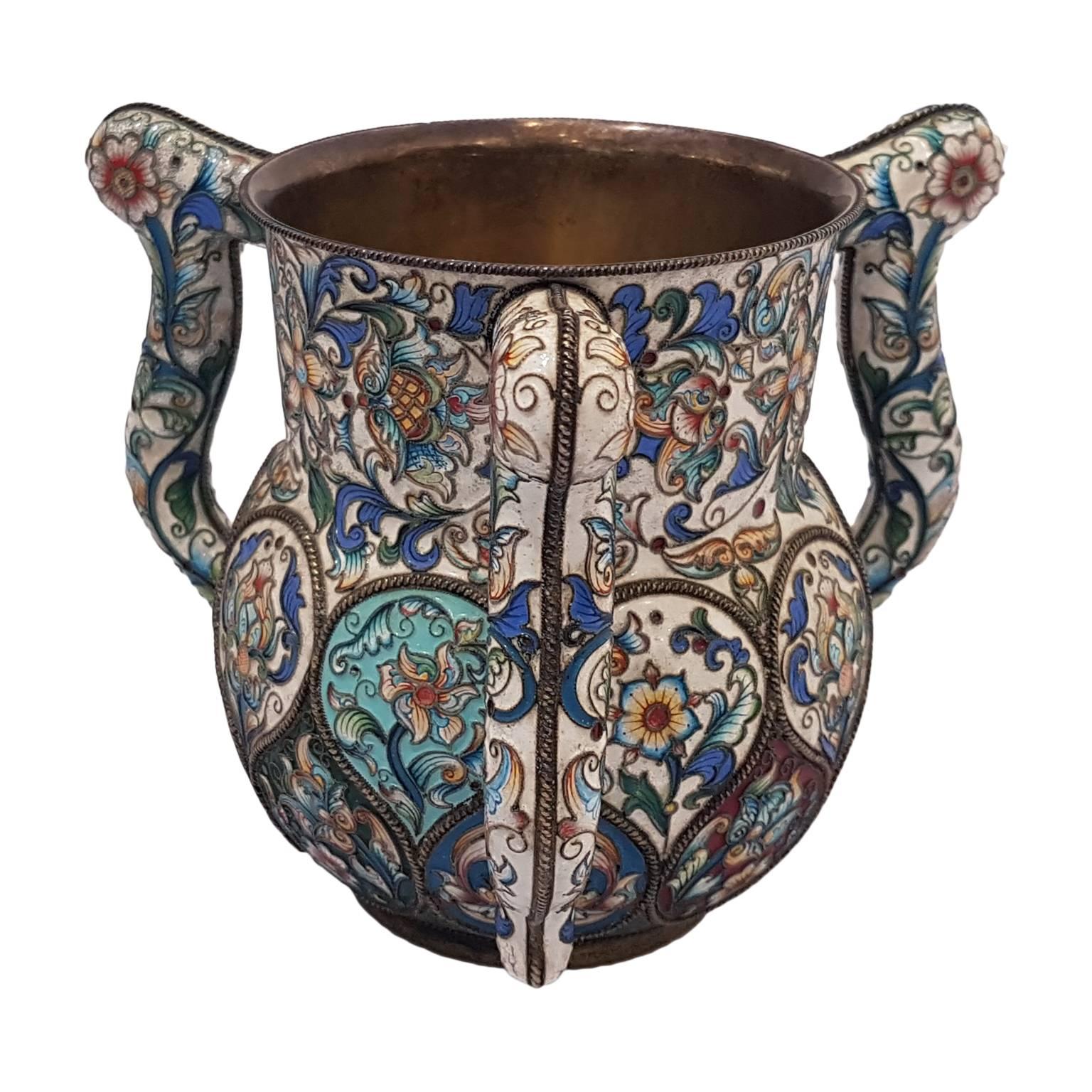Metal Russian Pitcher, Second Half of the 19th Century