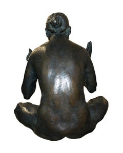 20th Century Bronze Sculpture of Nude Woman