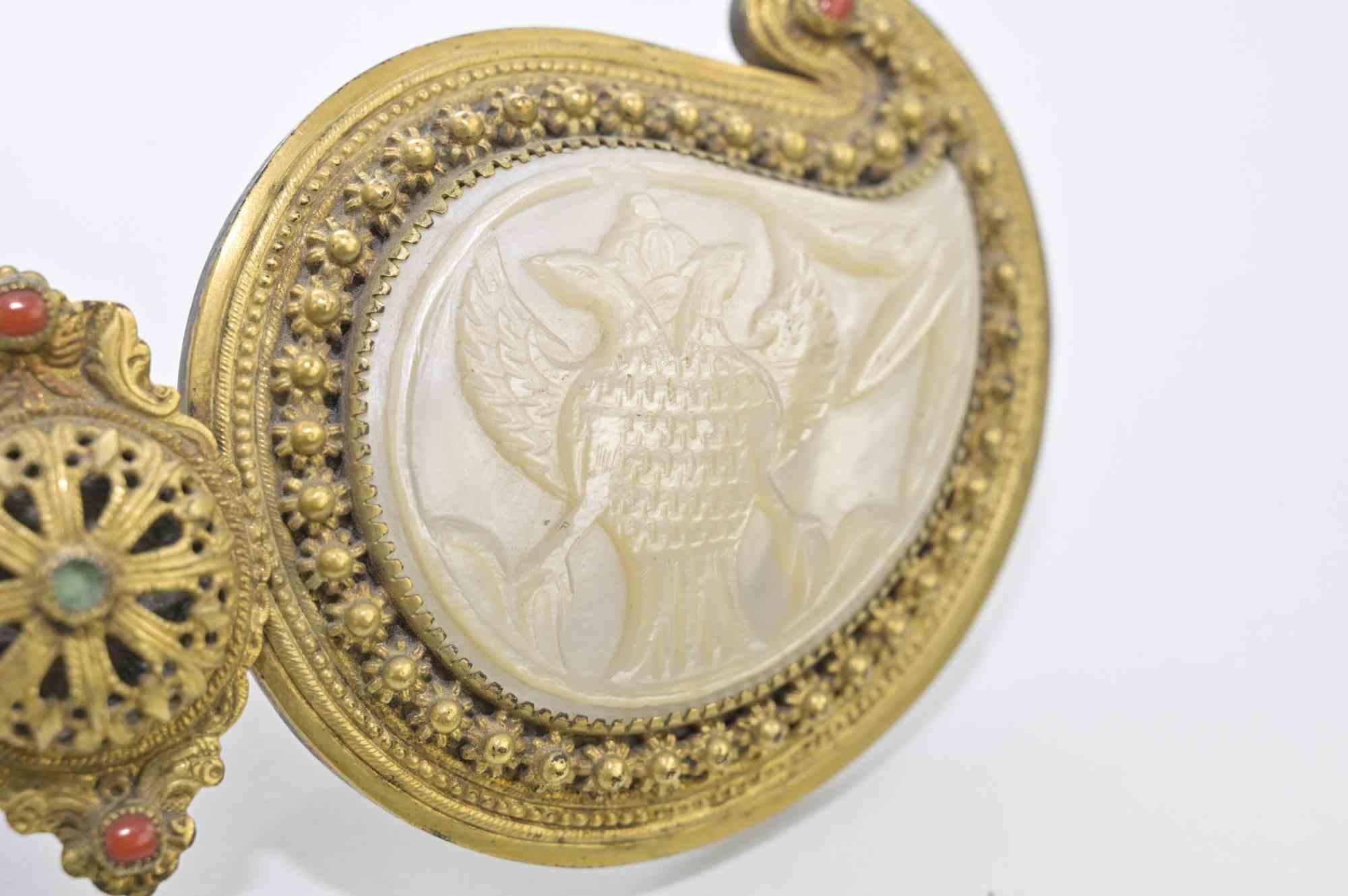Bulgare Boucle et fermoir en argent doré d'Europe de l'Est, XIXe siècle en vente
