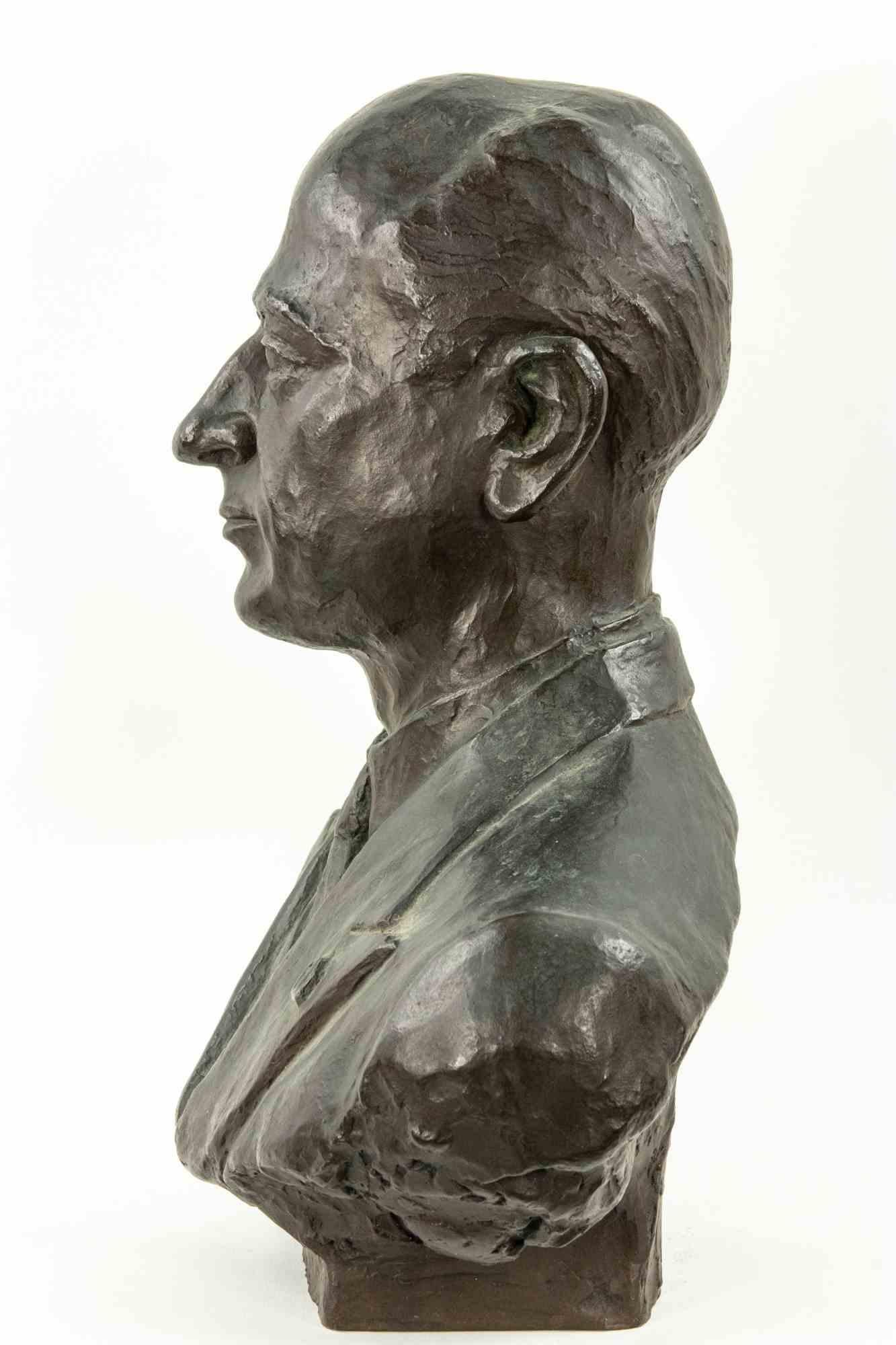 Italian Bust of Man, 1938 For Sale