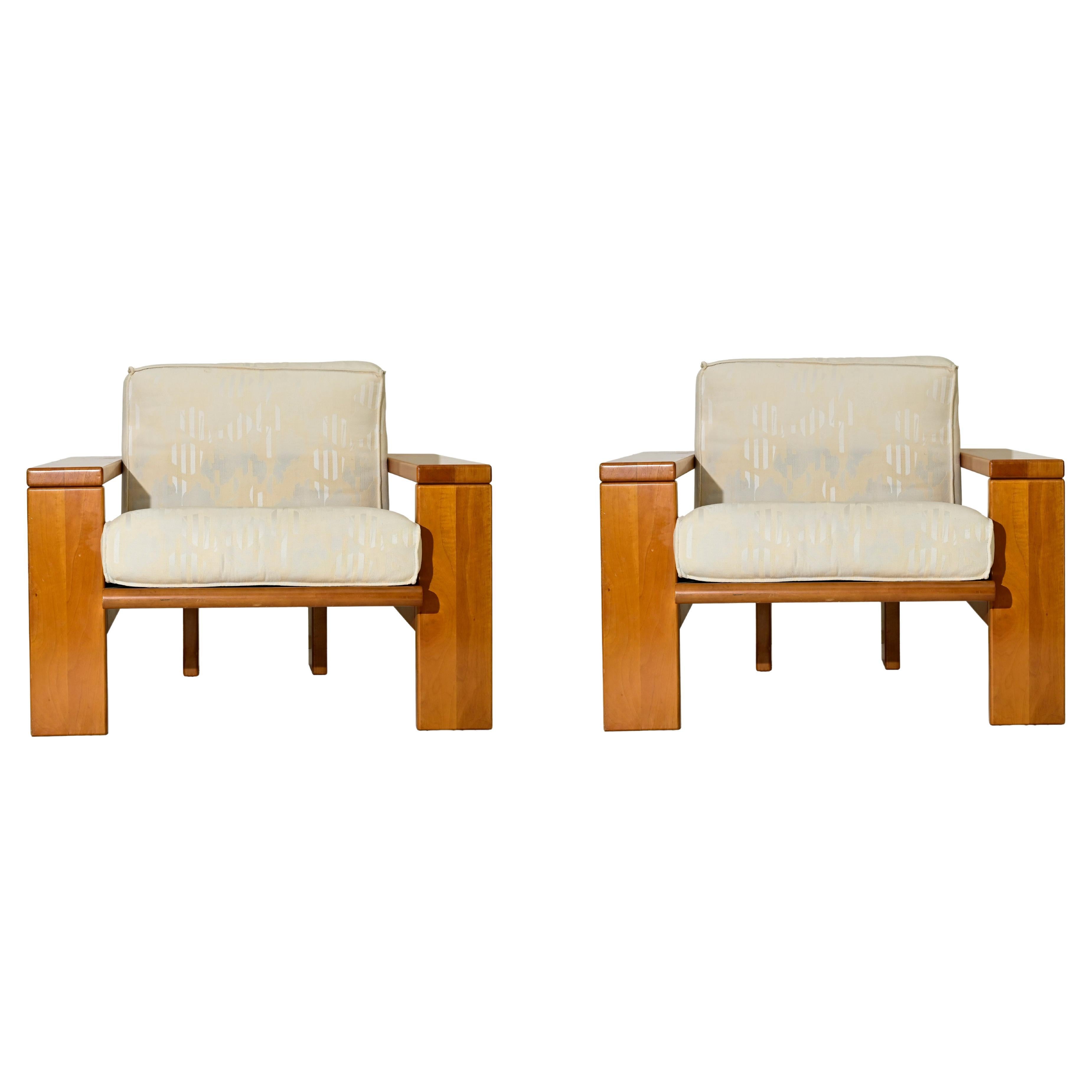 Coppia di poltrone vintage di produzione italiana