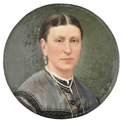 Portrait of Woman - Paint By Filippo Severati - 1881