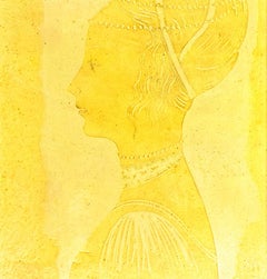 Profile of a Renaissance Lady by Angelo Bragalini, Mid-20th Century
