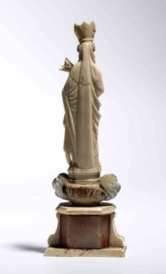 Ivory sculpture depicting the Madonna of Trapani, 17th century