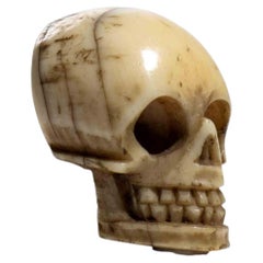 Vanitas “Memento Mori” in avorio marino, anni ’50 dell’Ottocento