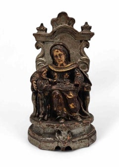 Wood carving with ivory inserts, Early 18th century