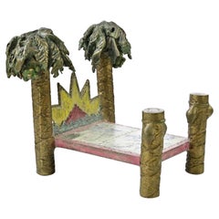 Palm Tree Bed - Sculpture by Leah Poller, 1990s