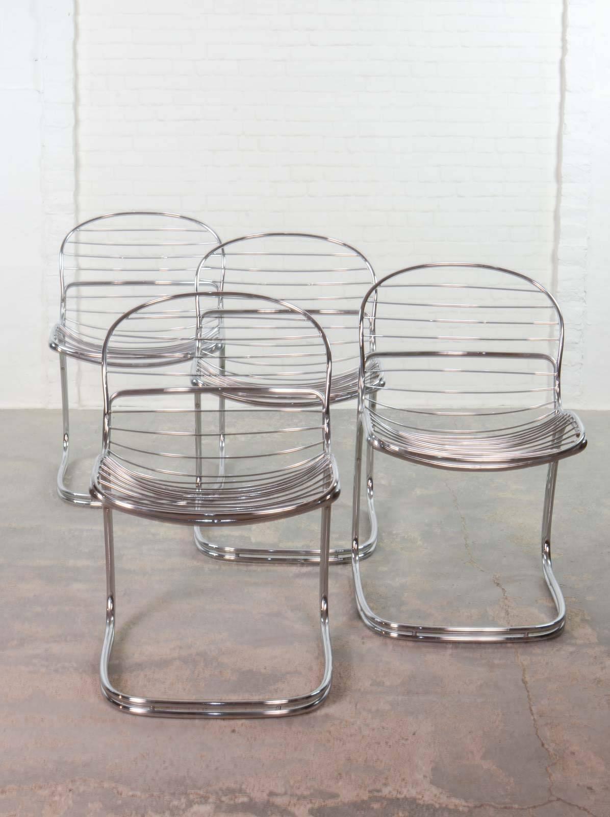 Mid-Century Set of Sabrina Dining Chairs by Gastone Rinaldi for RIMA 1