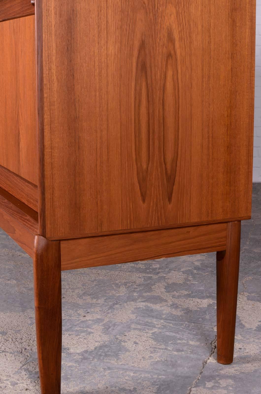 Mid-Century Danish Low Sideboard Credenza by H.W. Klein for Bramin In Excellent Condition In Maastricht, NL
