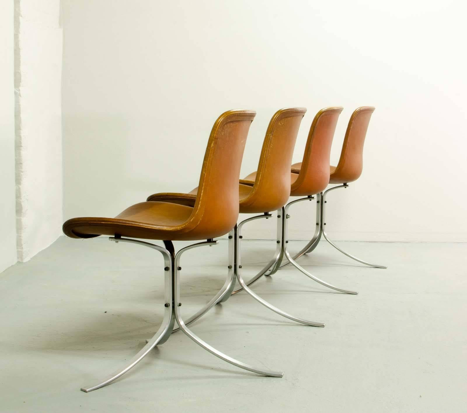 Mid-20th Century Superb First Edition PK9 Dining Chairs by Poul Kjaerholm for E. Kold Christensen