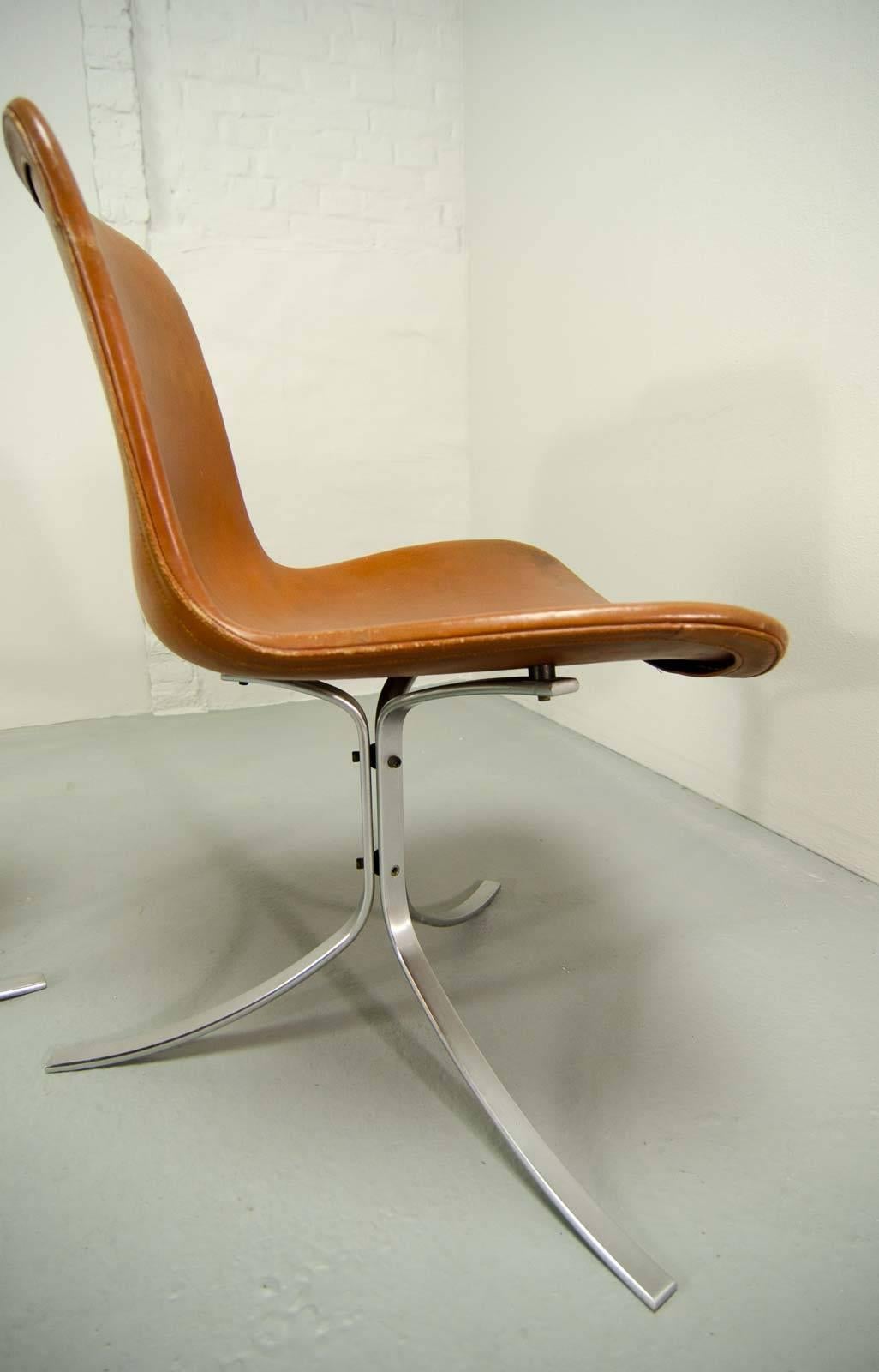 Superb First Edition PK9 Dining Chairs by Poul Kjaerholm for E. Kold Christensen 1