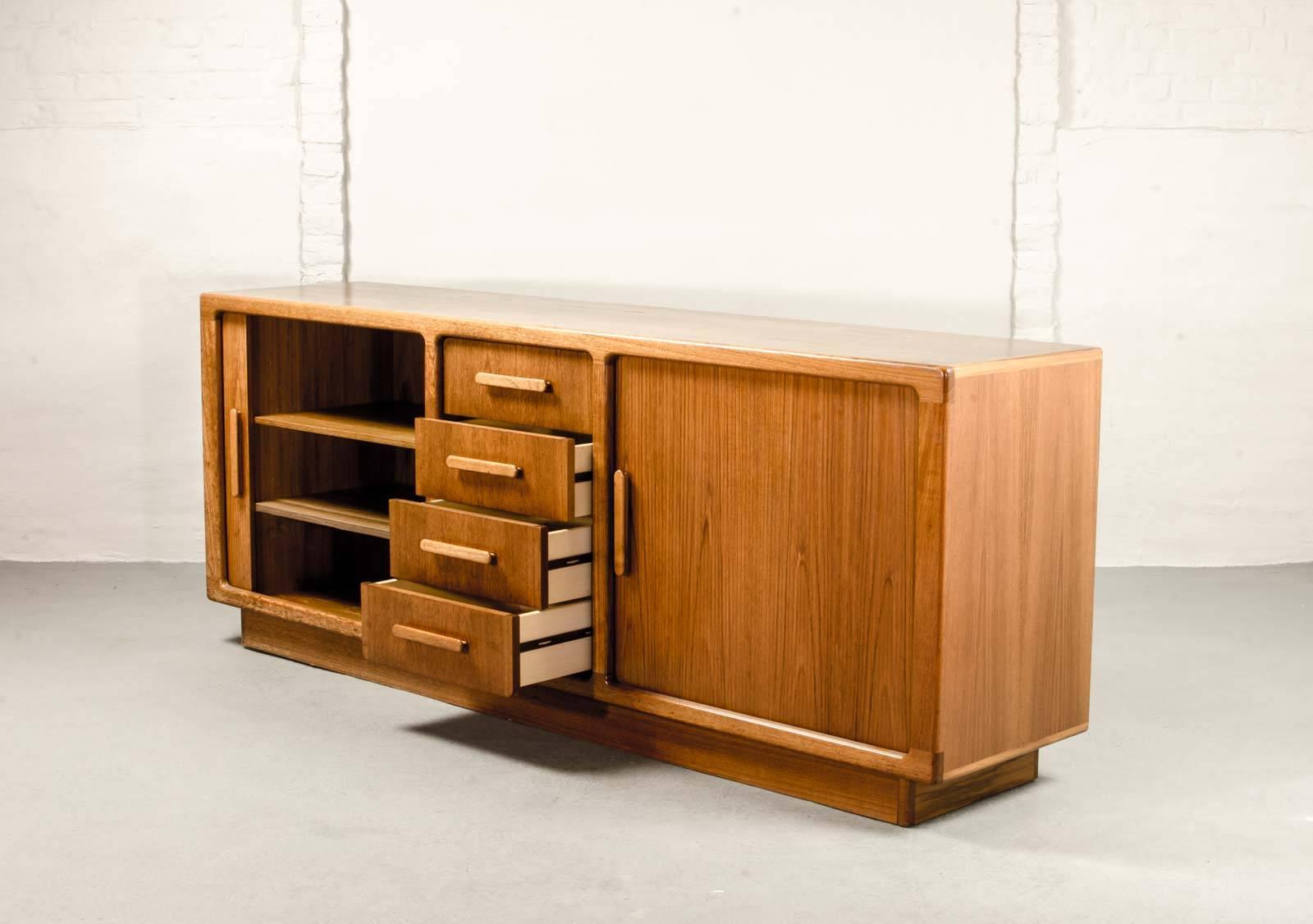 Mid-Century Modern Mid-Century Teak Sideboard Credenza Designed by Johannes Andersen for Silkeborg