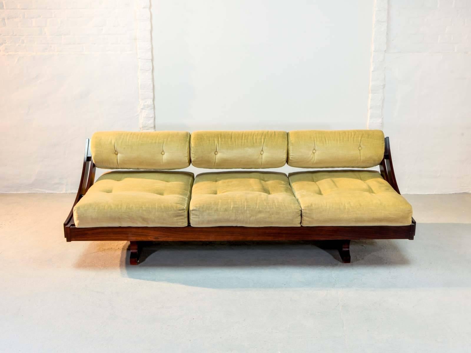 Veneer Superb Champagne Colored Sormani Sofa / Daybed GS 195 by Gianni Songia